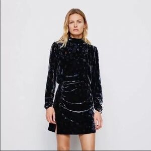4 FOR $100  -  Elegant Black Velvet Dress